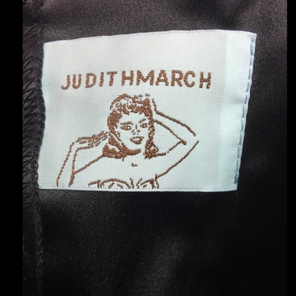 Judith March embroidered floral soutache strapless cocktail party dress Small - Picture 5 of 6